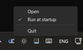 Context menu